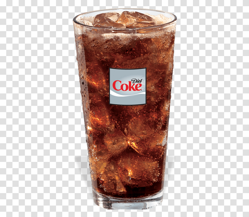 Glass Of Diet Coke, Beverage, Coca, Drink, Soda Transparent Png