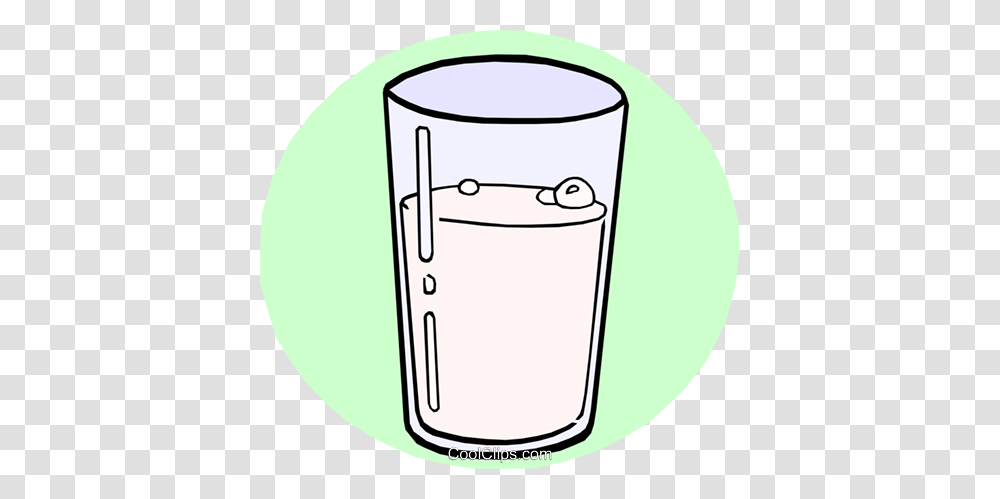 Glass Of Milk Royalty Free Vector Clip Art Illustration, Appliance, Cylinder Transparent Png