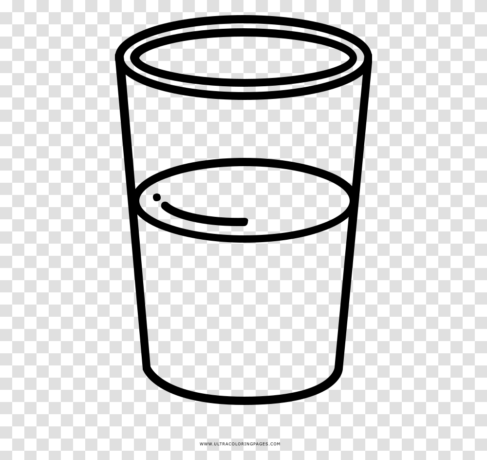 Glass Of Water Clipart Black And White, Gray, World Of Warcraft Transparent Png