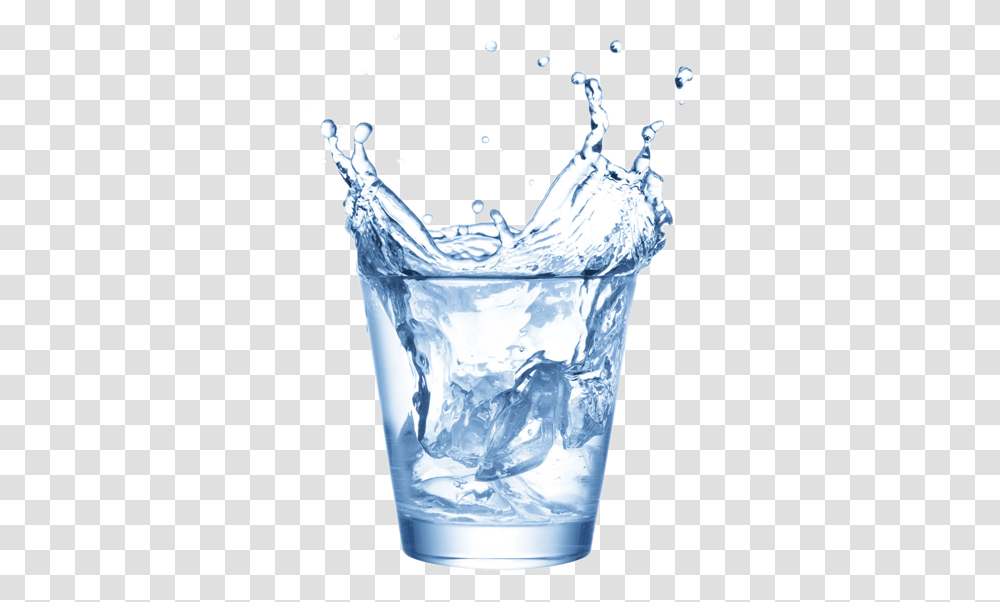 Glass Of Water Clipart Images Background Water Glass, Plant, Beverage, Chicken, Fowl Transparent Png