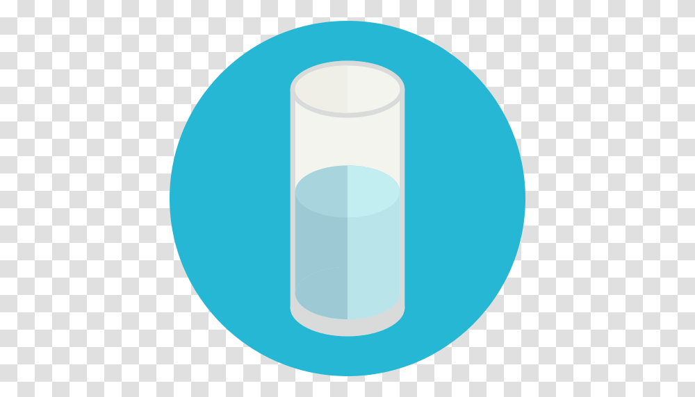 Glass Of Water Icon, Cylinder, Medication, Pill Transparent Png