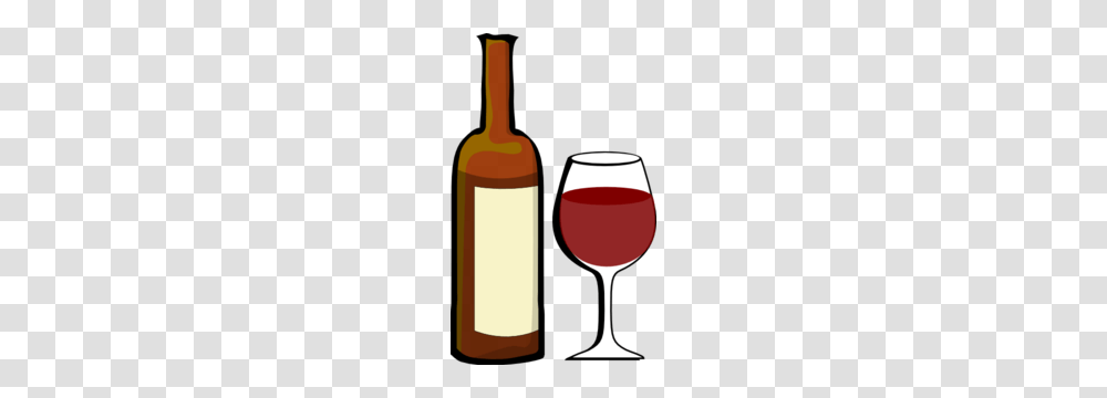 Glass Of Wine With Wine Bottle Clip Art, Alcohol, Beverage, Drink, Red Wine Transparent Png
