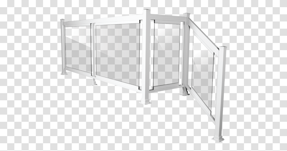 Glass Railing Handrail, Fence, Furniture, Banister, Barricade Transparent Png