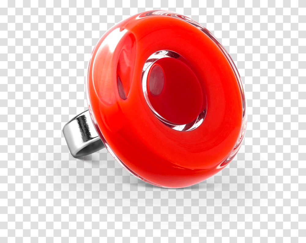 Glass Ring Duo Medium Light Red Ring, Electronics, Helmet, Clothing, Apparel Transparent Png