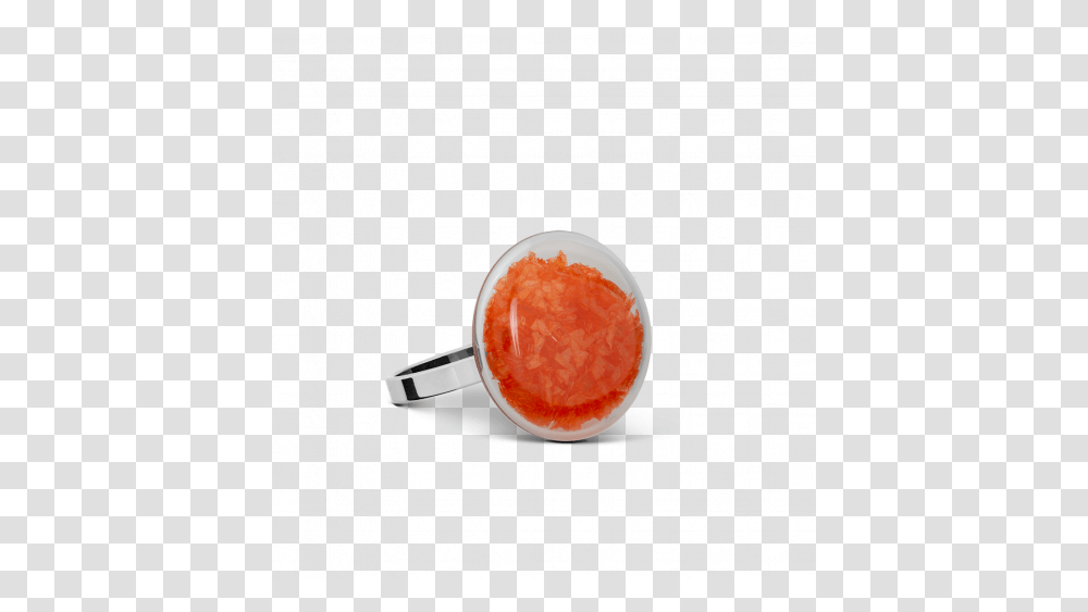 Glass Ring Galet Mini Paillettes Colors Orange Ring, Food, Rattle, Pork Transparent Png