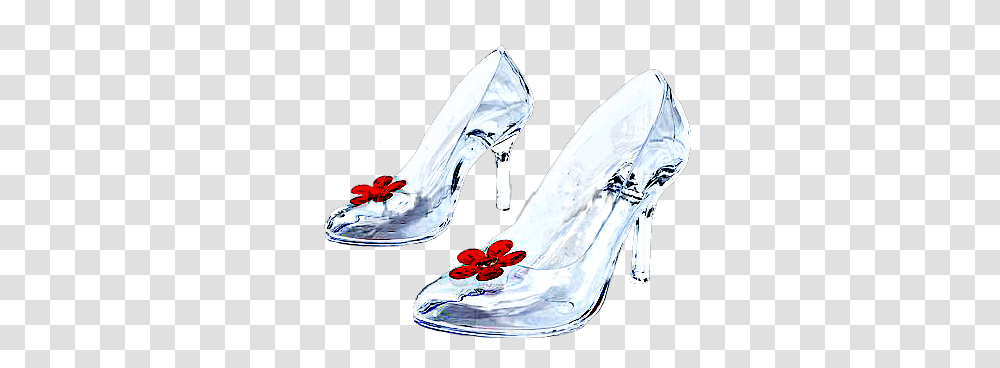 Glass Shoes Cinderella Basic Pump, Apparel, High Heel, Footwear Transparent Png