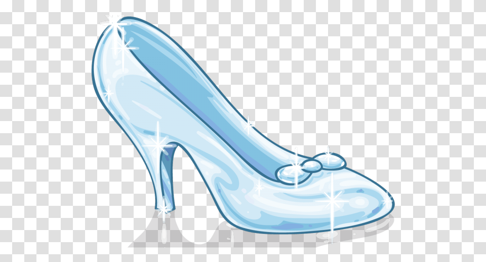 Glass Slipper Cinderella Glass Slipper, Apparel, Shoe, Footwear Transparent Png