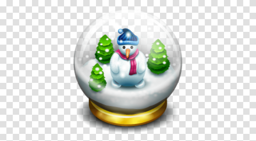 Glass Snow Ball Free Icon Of Christmas Christmas Icons, Nature, Outdoors, Birthday Cake, Dessert Transparent Png