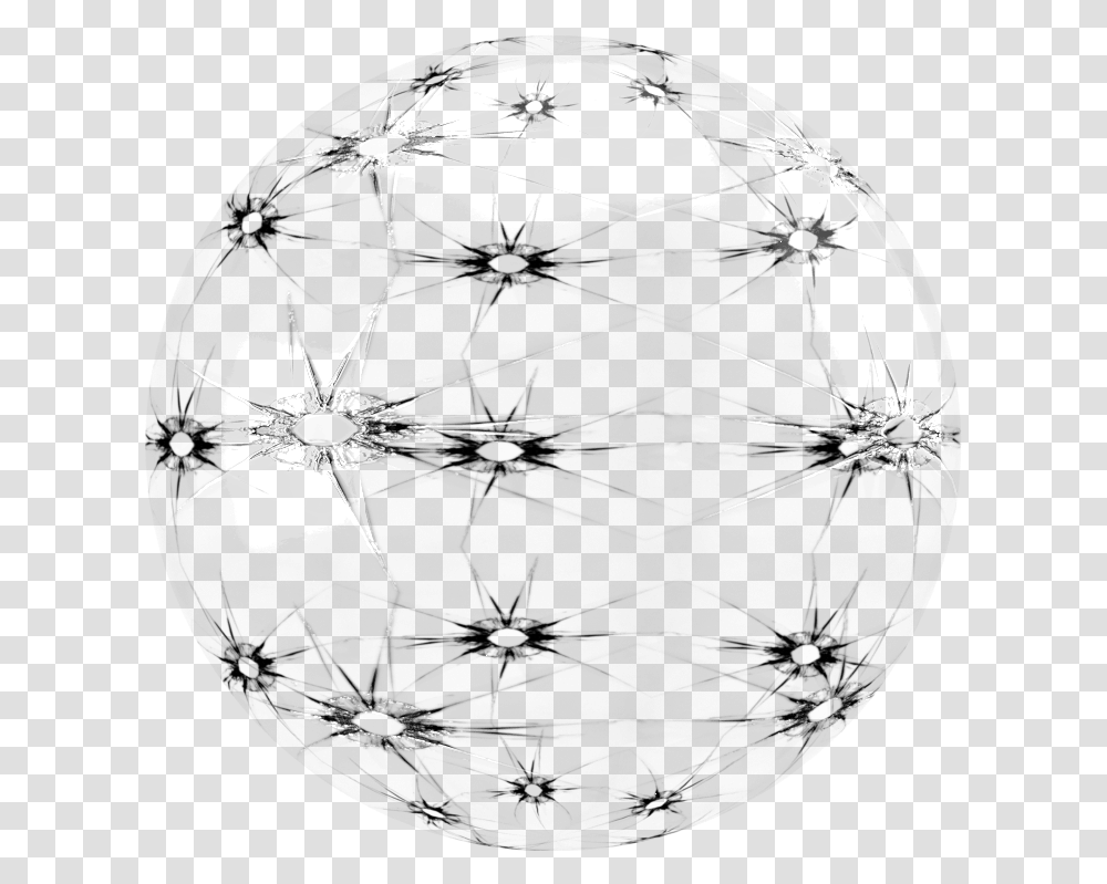 Glass Texture Sphere Circle, Spider, Invertebrate, Animal, Arachnid Transparent Png
