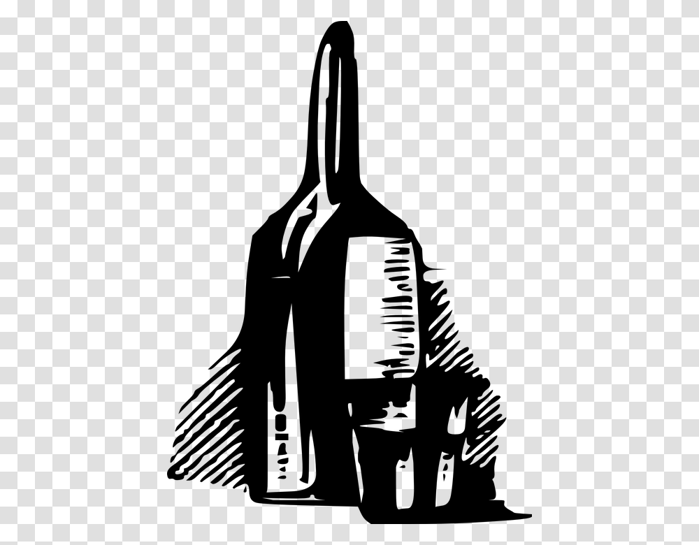 Glass Wine Cup Bottle Drink Alcohol Liquor Gambar Botol Minuman Keras Animasi, Gray, World Of Warcraft Transparent Png