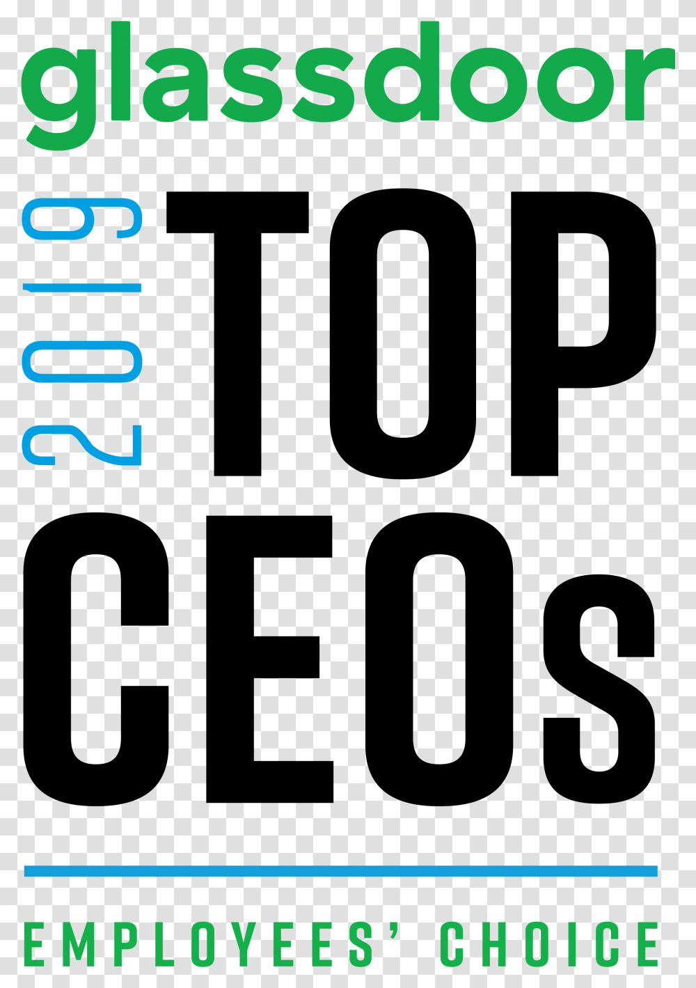 Glassdoor 2018 Top Ceos Glassdoor Top Ceos 2019, Number, Word Transparent Png