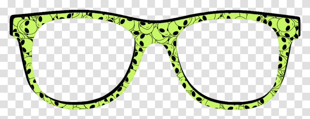 Glasses Alien Green Aliens Freetoedit Ftestickers, Tool, Plot, Diagram Transparent Png