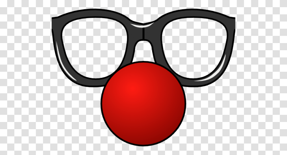 Glasses Clipart Red Clown Glasses And Nose, Sunglasses, Accessories, Accessory, Weapon Transparent Png