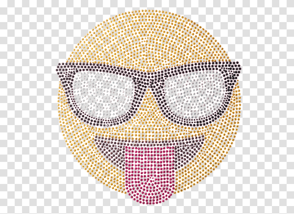 Glasses Emoji Large Smile, Lamp, Mosaic, Tile Transparent Png
