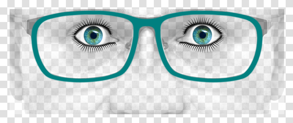 Glasses Eyes See Photo Montage Image Close Up, Accessories, Face, Goggles, Portrait Transparent Png