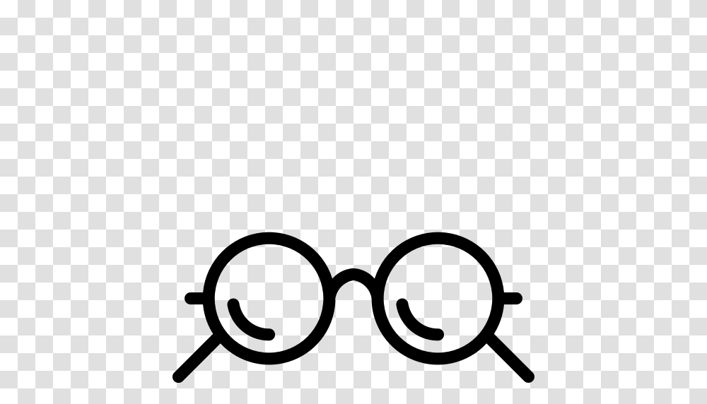 Glasses Harry Outline Potter Icon, Gray, World Of Warcraft Transparent Png