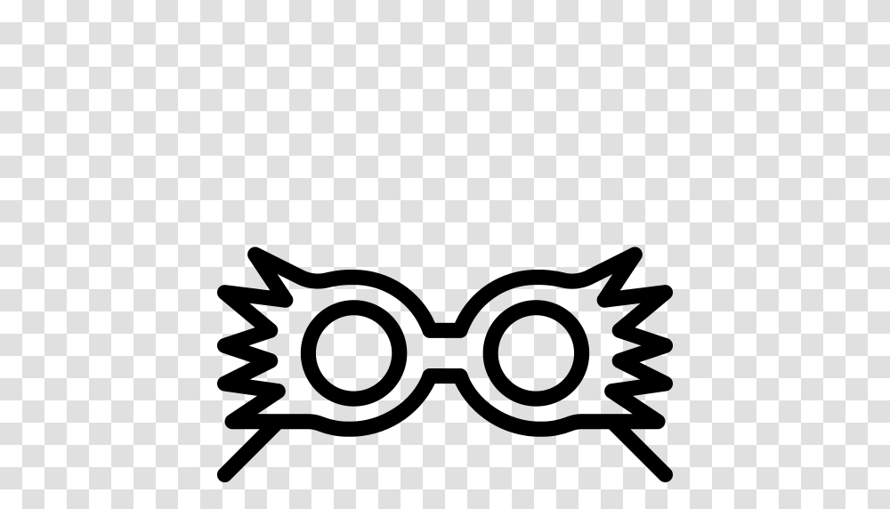Glasses Harry Outline Potter Spectrespecs Icon, Gray, World Of Warcraft Transparent Png