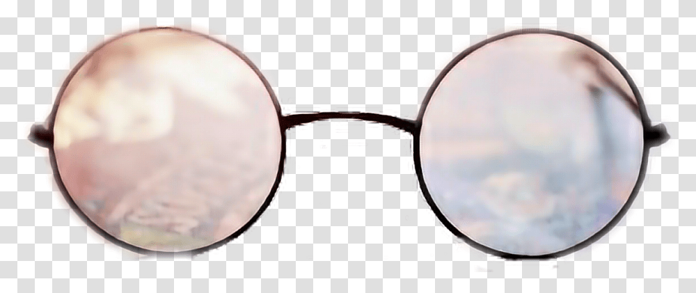Glasses Harrypotterforever Harrypotter Circle, Sunglasses, Accessories, Accessory, Magnifying Transparent Png