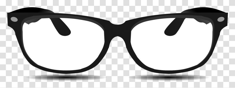 Glasses Nerd Clip Art Thin Frame Wayfarer Glasses, Accessories, Accessory, Sunglasses, Goggles Transparent Png