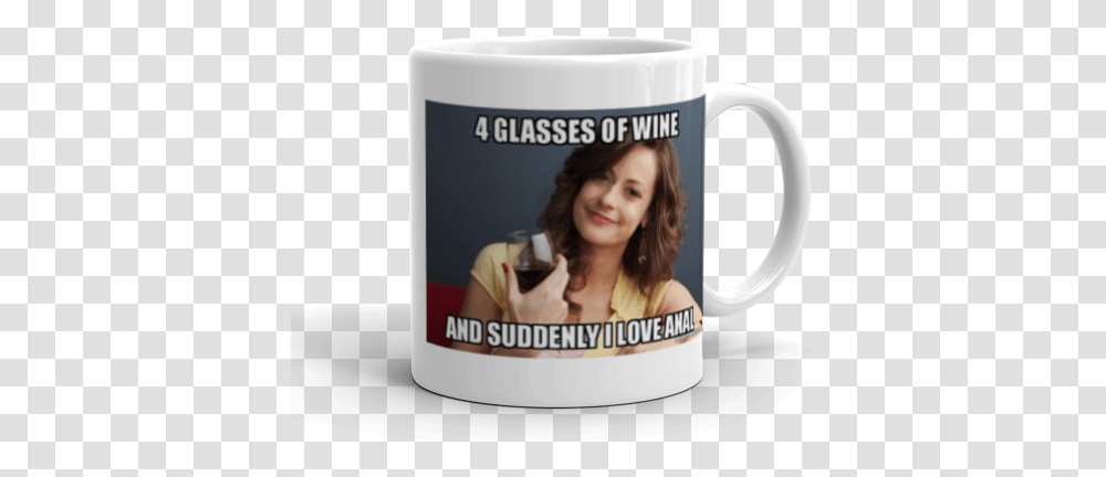 Glasses Of Wine And Suddenly I Love Anal Forever Law Of Attraction Meme, Coffee Cup, Person, Human Transparent Png