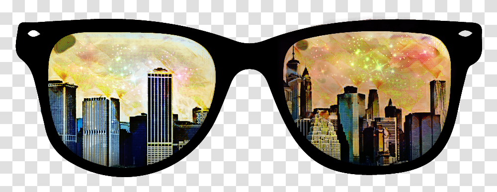 Glasses Sunglasses Gafas Stickers Goggles, Urban, Interior Design, Building, City Transparent Png