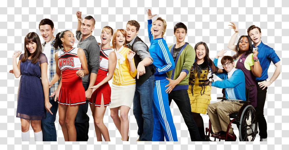 Glee Cast Hot List By Wakagleek D4q2l5k Cast Glee, Person, People, Female Transparent Png