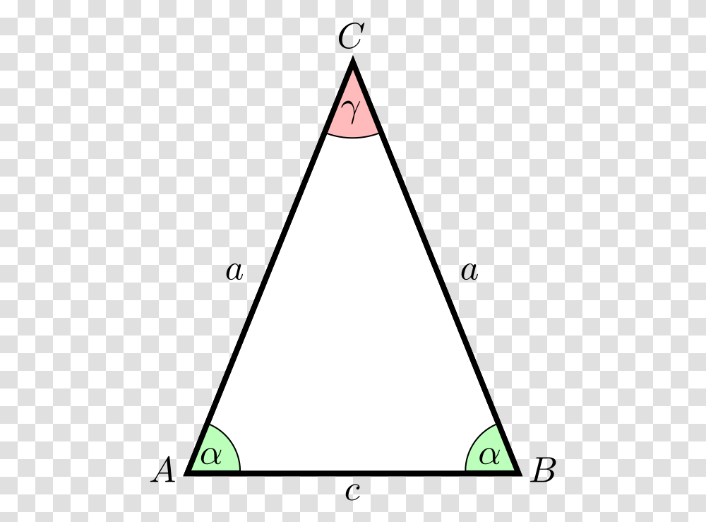 Gleichschenkliges Dreieck Winkel Berechnen, Triangle, Cone, Apparel Transparent Png