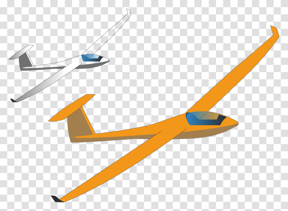Glider, Transport, Aircraft, Vehicle, Transportation Transparent Png