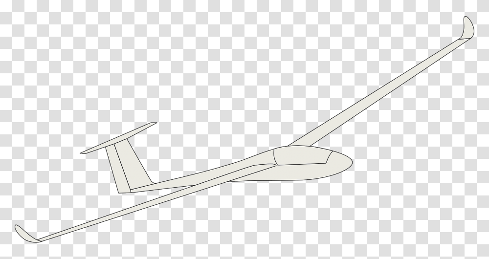 Glider Vector, Airplane, Aircraft, Vehicle, Transportation Transparent Png