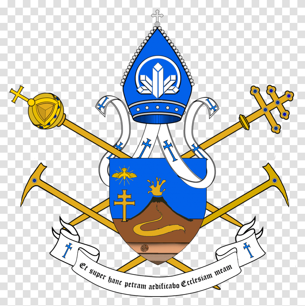 Glise Gologique Catholique Roman Catholic Archdiocese Of Popayn, Emblem, Logo, Trademark Transparent Png
