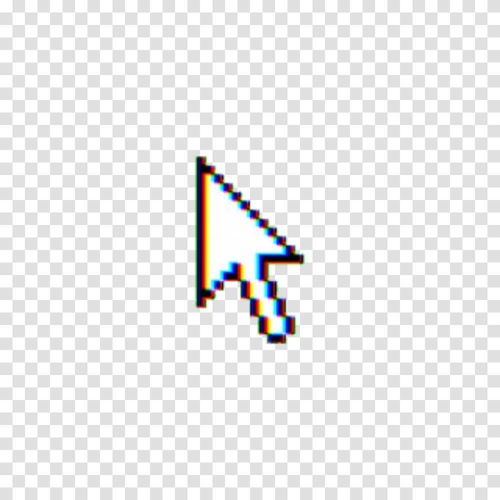 Glitch Aesthetic Tumblr Arrow, Triangle, Number Transparent Png