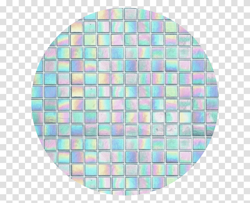 Glitch Cute Background Wall Aesthetic Rainbow Holographic Mosaic Tiles, Balloon, Lighting, Sphere Transparent Png