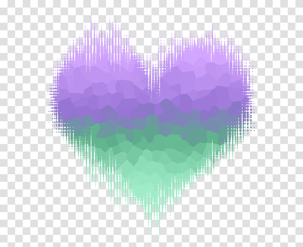 Glitch Line Femboy Heart By Pride Graphic Design, Purple, Pattern, Ornament Transparent Png