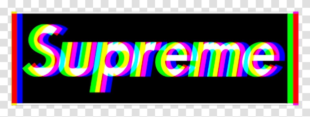 Glitch Supreme Logo, Light Transparent Png