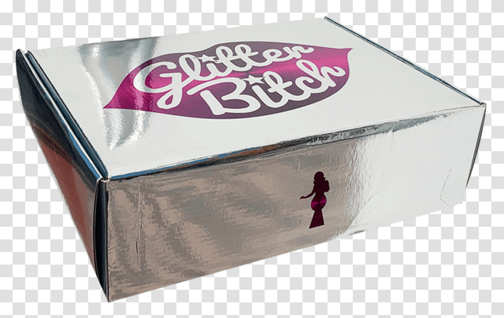 Glitter Bitch Box, Person, Human, Cardboard, Carton Transparent Png