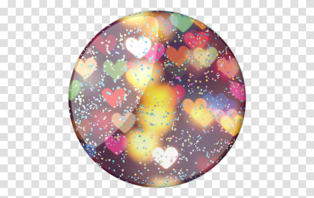 Glitter Bokeh Hearts Circle, Ornament, Jewelry, Accessories, Accessory Transparent Png