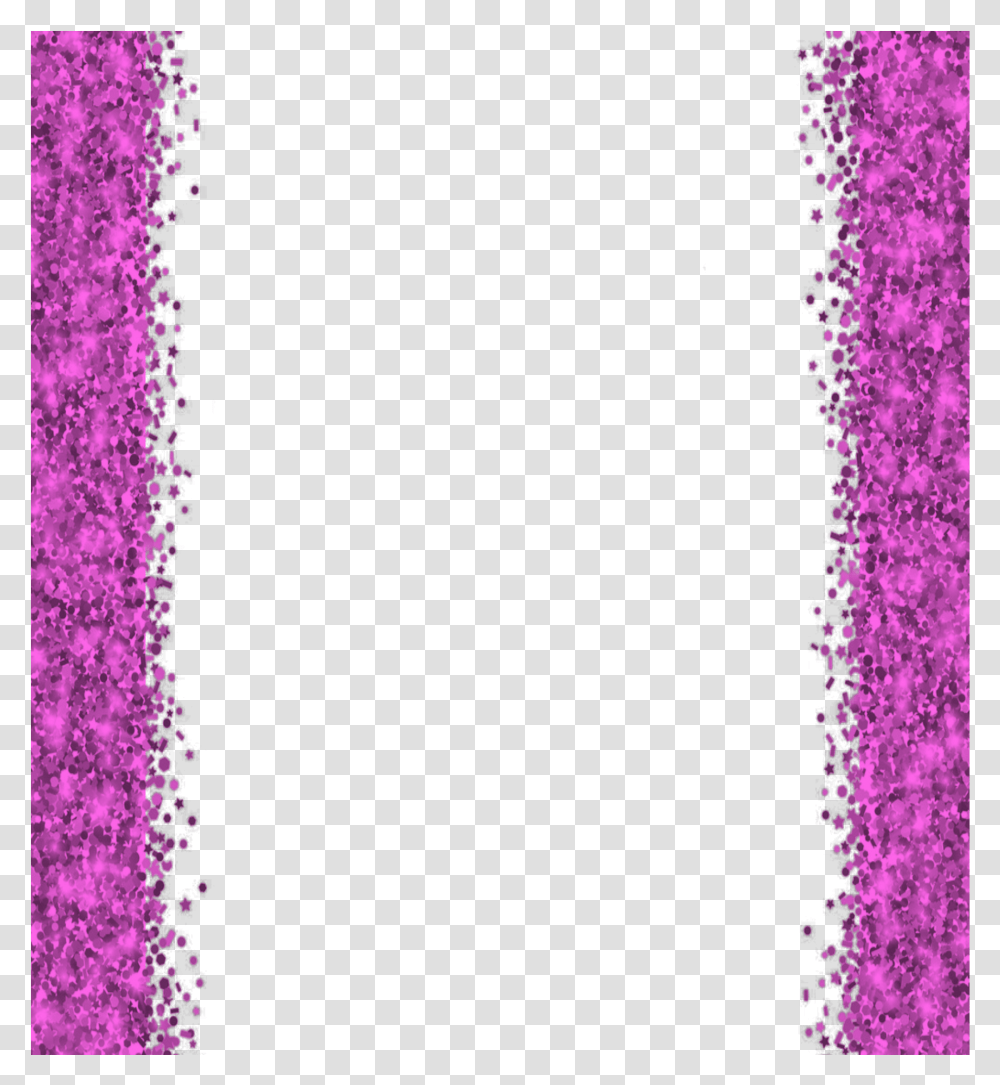 Glitter Border Purple Glitter Border Hd, Dye, Rug, Light Transparent Png