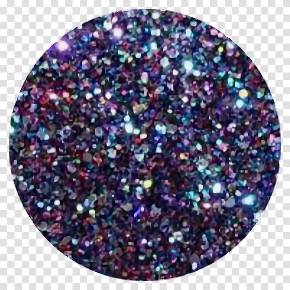 Glitter Circle Confetti Sparkles Holo Aesthetic Purple Violet Voss Cosmetics, Light, Rug Transparent Png