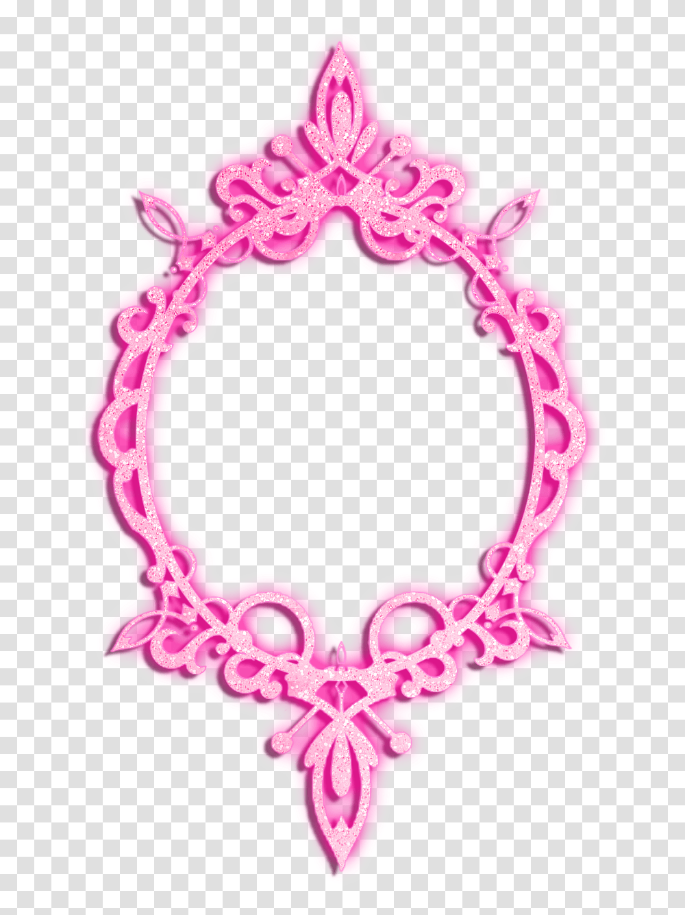 Glitter Clip Art Frame Circle Pink, Purple, Label, Birthday Cake Transparent Png