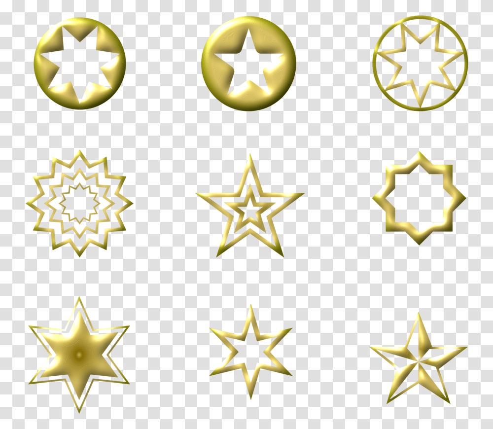 Glitter Clipart Dangling Emblem, Star Symbol Transparent Png