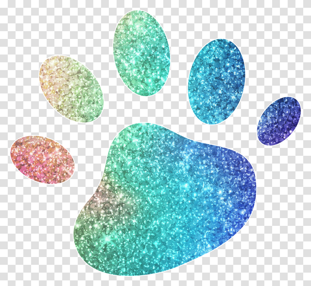 Glitter Dogs Glitter, Purple, Footprint Transparent Png