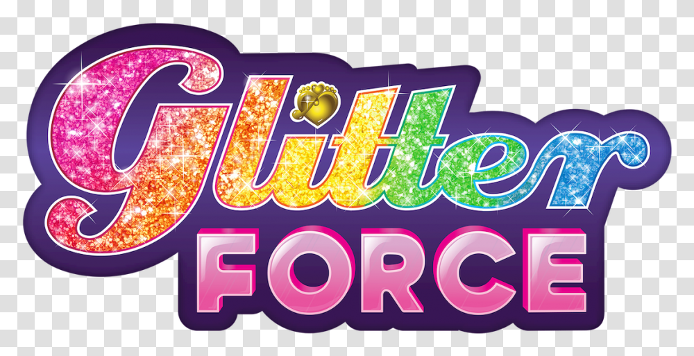 Glitter Force Logo, Label, Alphabet, Food Transparent Png