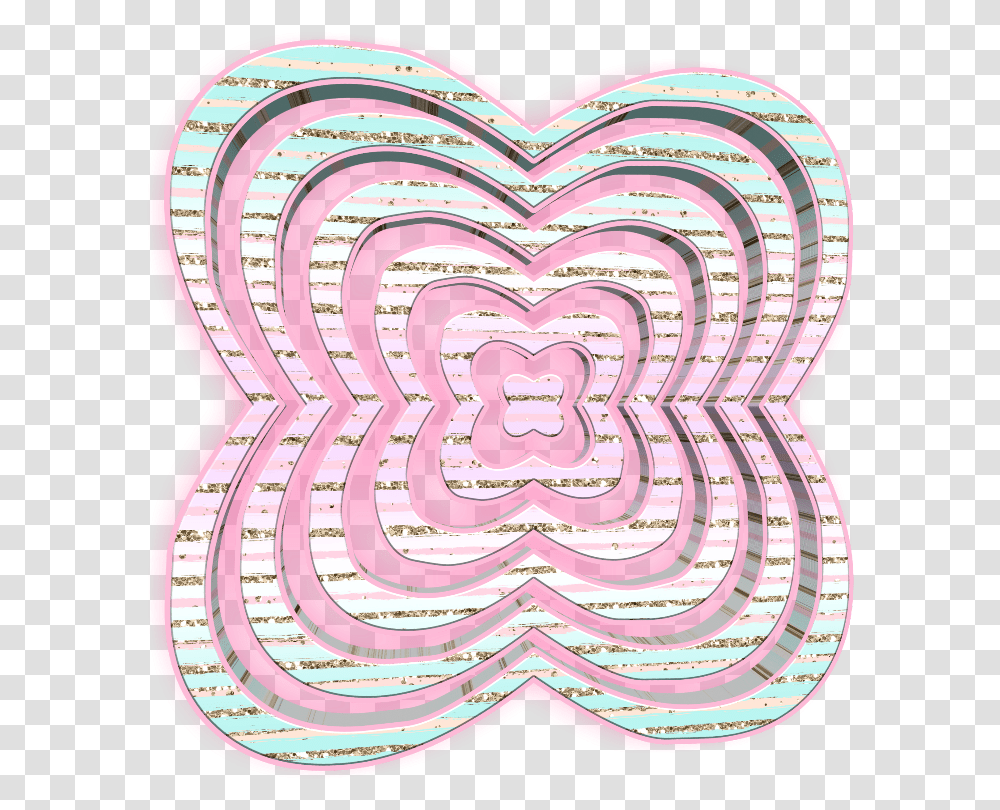 Glitter Forms Kpop Kpopedit Aesthetic Overlays Heart, Rug, Pattern, Maze, Labyrinth Transparent Png