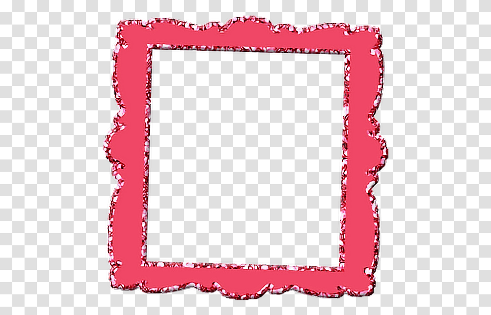 Glitter Frame Picture Frame, Rug, Alphabet, Maroon Transparent Png