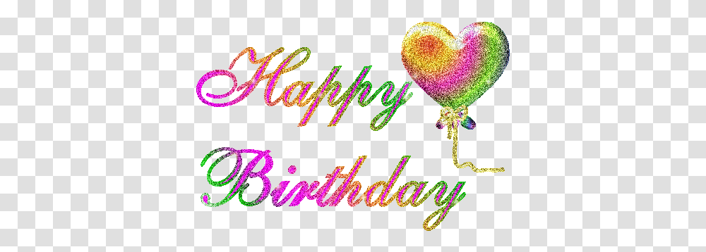 Glitter Gif Picgifs Happy Birthday 0111040 Clipart Best Glitter Happy Birthday Gif, Plant, Text, Flower, Purple Transparent Png