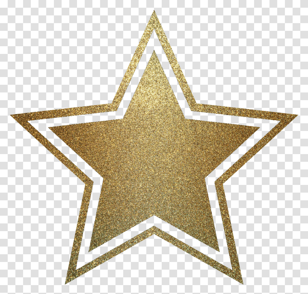 Glitter Gliter Brilho Star Estrela Gold Golden Vector Star Background, Star Symbol, Cross Transparent Png