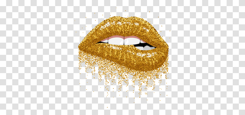 Glitter Gold Lips Image Arts Gold Lips, Carnival, Crowd, Graphics, Light Transparent Png
