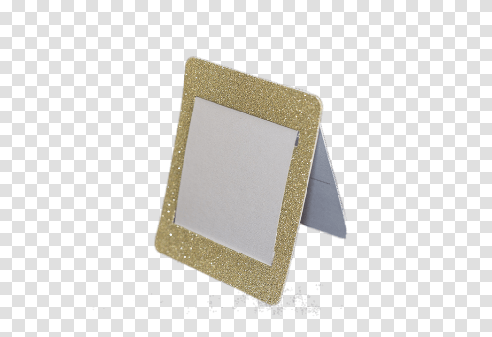Glitter Gold Place Cards, LED Transparent Png