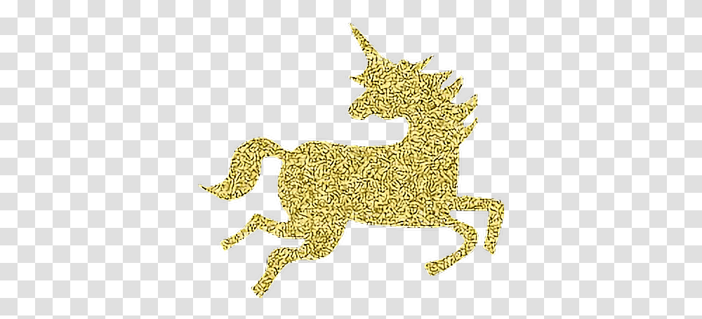 Glitter Gold Unicorn Gold Unicorn Clipart, Animal, Mammal, Lizard, Reptile Transparent Png