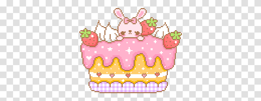 Glitter Graphics The Community For Enthusiasts Kawaii Birthday Gif, Food, Cake, Dessert, Birthday Cake Transparent Png